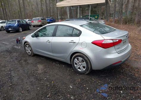 2015 Kia Forte Lx из США, поврежденный, VIN KNAFK4A6XF5297916